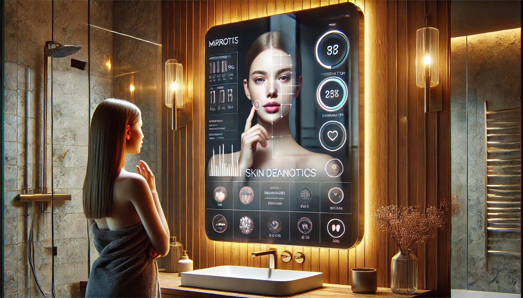 تقنية الجمال: المرايا الذكية التي تحلل بشرتك أصبحت الآن في كل منزل